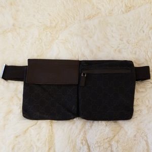 Gucci Belt Monogram Fanny Pack Waist Pouch